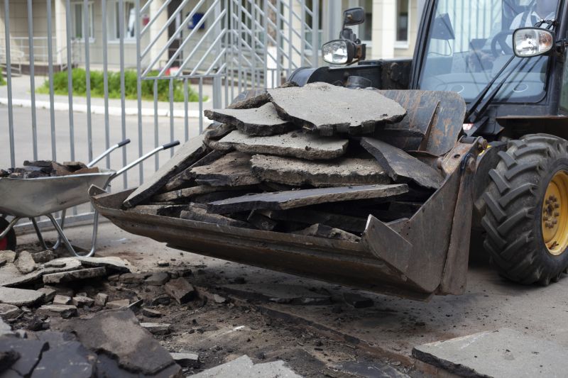Damaged Driveway Demolition